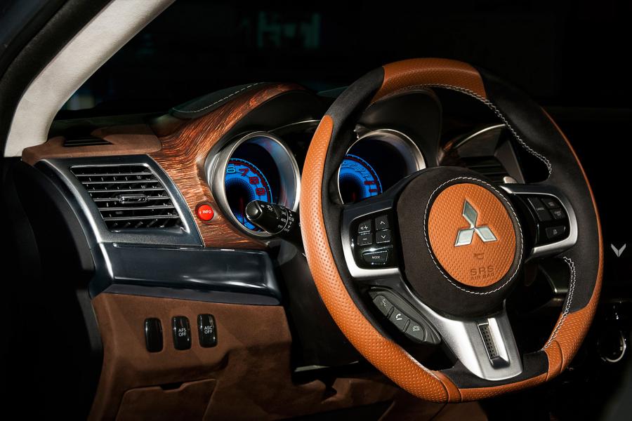 Панель приборов Mitsubishi Lancer AllRoad Ronin by Vilner 2018 года  (фото 6 из 28)